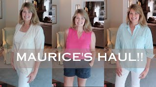 Maurices Haul And Try On For Over 50 [upl. by Seidnac]