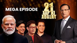 Aap Ki Adalat में जब एक साथ आये PM Modi Shahrukh Khan Salman Khan और Amir Khan  Rajat Sharma [upl. by Jojo]