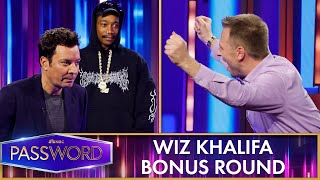 Wiz Khalifa and Jimmy Band Together to Get Matt to the Super Bowl  Password Starring Jimmy Fallon [upl. by Dnilazor996]