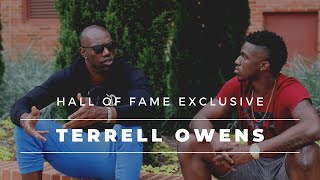 Terrell Owens Hall of Fame Exclusive Interview w Anthony Hamilton Jr [upl. by Wightman]