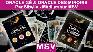 Présentation de lOracle Gé et de lOracle des Miroirs par Sibylle médium sur MonSiteVoyance [upl. by Naujik398]