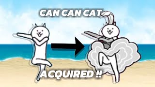 Acquired Can Can Cat  Battle Cats [upl. by Ruyle]