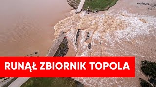 Pękł zbiornik Topola Proszą o przesłanie amfibii do ewakuacji [upl. by Limbert960]