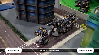 Massive Mech Wars On The Table Top In Battletech From Catalyst Game Labs  Stand 11002 [upl. by Aratal552]