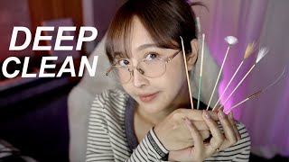 LIVE ASMR DEEP CLEAN l เซ็ตแคะหูไม้ไผ่แบบจัดเต็ม [upl. by Per]