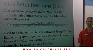 Solids Retention Time Wastewater Treatment Practice Problems [upl. by Coletta928]