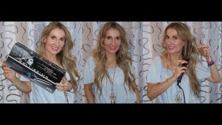 Imetec Bellissima Professional Hair Curling Iron Review amp Tutorial [upl. by Orvas588]