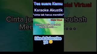 Cinta Tak Harus Memiliki  ST12 Akustik karaoke [upl. by Punke]