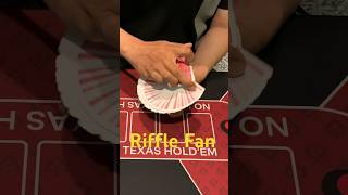 Riffle Fan cardmagician cardtricks cardmanipulation sleightofhand [upl. by Ayanahs]