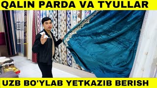 Qalin parda va tyullar narxlari va tavsiyalar [upl. by Filippa]