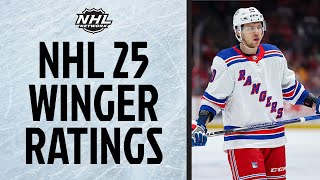 NHL 25 Winger Ratings [upl. by Enomes704]