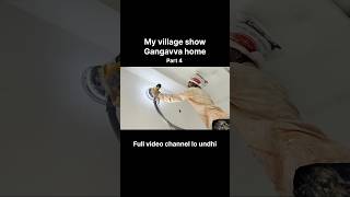 Part 4 myvillageshow gangavva home renovation homedecor [upl. by Ankeny]