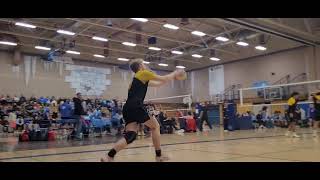 Semifinal Island AA Vic high vs Lambrick Sr Boys Volleyball Championship23 [upl. by Anaul2]