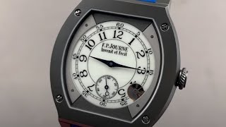 FP Journe Elegante 48mm Titalyt EL TITALYT 48 FP Journe Watch Review [upl. by Fara]