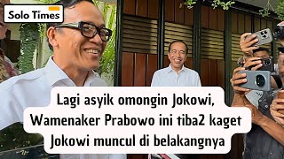 Wamenaker Prabowo ini Kaget  JOKOWI Tiba2 Dibelakangnya Saat Diwawancarai Mendadak Keder [upl. by Mota565]