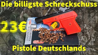 Die billigste Schreckschuss Pistole Deutschlands Record Weinberg Review [upl. by Aiciruam]