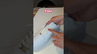 How To Loose Lace Air Force 1s  AF1 Fashion Hack shorts mensstyle mensfashion airforce1 [upl. by Ender]