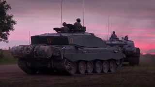 Challenger 2 Main Battle Tank RAW ENGINE SOUNDS [upl. by Atalie]