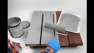 How to Paint a Wood Deck Using Deck Flex Elastomeric Paint [upl. by Nrol]