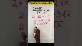 Irrational Equations in Mathematics [upl. by Ahsyek]