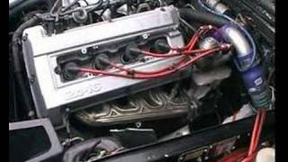 Turbo Saab 900 B202 engine sound loud Turbo spool or whine [upl. by Brader754]