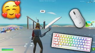 Chill ASMR🤩 1v1 Build Fight 🏆Satisfying Fortnite Keyboard Sounds [upl. by Tdnerb223]