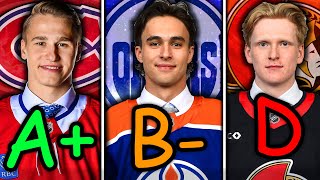 GRADING EVERY TEAM’S 2024 NHL DRAFT [upl. by Adirahs]