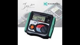 Paano Gamitin ang Kyoritsu Insulation Resistance Tester 3005A Tutorial Part 1 [upl. by Annuahsal]