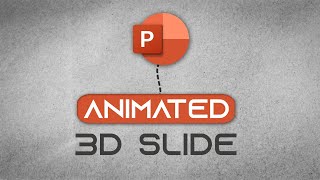 How To Create Animated 3D Slide Using Morph Transition In PowerPoint  Step By Step Tutorial [upl. by Derrek]