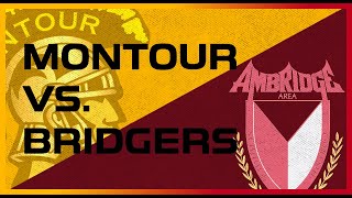 Montour Spartans Vs Ambridge Bridgers  Montour Football [upl. by Nihsfa306]