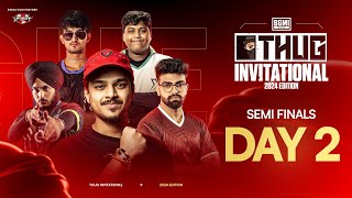 Thug Invitational 2024  Semi Finals D2  BGMI  Ft iQOO SouL Team Xspark Carnival Gaming etc [upl. by Leugim]