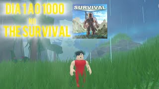 do dia 1 Ao 1000 no the survival game Roblox [upl. by Naeloj]