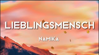 Namika  Lieblingsmensch Lyrics Video [upl. by Sille]