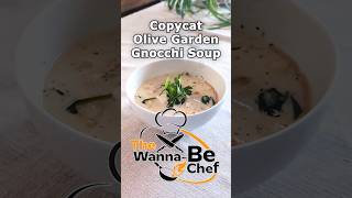 Homemade Olive Garden Chicken Gnocchi Soup  The WannaBe Chef [upl. by Drusilla]