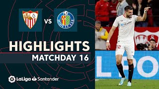 Resumen de Sevilla FC vs Getafe CF 21 [upl. by Htilil]