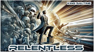 KING SALTINE  RELENTLESS lyric video [upl. by Finnegan]