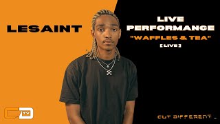 Cut Different TV Presents quotWaffles and Teaquot Live Performance by LeSaint [upl. by Appolonia629]