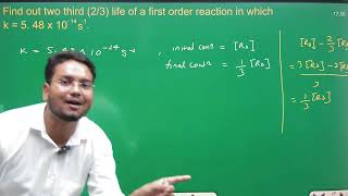 CHEMISTRY CLASS 12  CLASS 12 CHEMISTRY BY CHANDAN SIR  FIRST ORDER REACTION CHEMISTRY [upl. by Anilehcim]