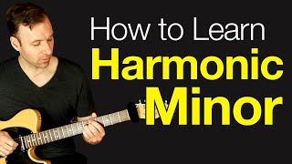 HARMONIC MINOR SCALE Guitar Positions  how to nail them [upl. by Kraft654]