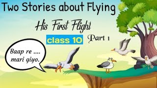 Summary of His first Flight Class 10th in english literature [upl. by Ioves642]