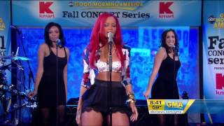 Rihanna Only Girl In The World LIVE GMA [upl. by Aliza]