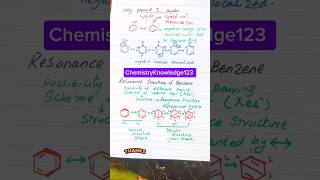 How to draw resonance structures of benzene chemistry [upl. by Zischke]