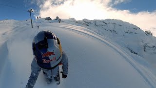 UNEXPECTED POW  Engelberg with Maxime Chabloz [upl. by Adnolohs]