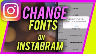 How to Change Instagram Username Font  Easy Instagram HACK [upl. by Sunda]