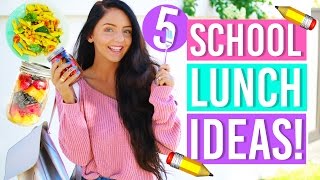 A Week of Healthy Lunch Ideas for Back to School DIY LUNCHES AND SNACKS FOR SCHOOL [upl. by Ann]