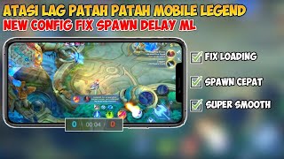 Config ML Anti Lag Fix Spawn Delay Super Smooth  Lag Fix Frame Drop  Mobile Legends [upl. by Borer]