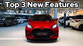 Toyota Yaris Hybrid 2024  Top 3 New Features [upl. by Prior]