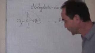 cours 1S  chimie  ch12 réaction de déshydratation des alcools [upl. by Arondel]