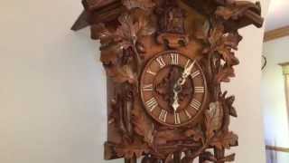 Antique Cuckoo Clock by Johann Baptist Beha model 328 [upl. by Karmen212]