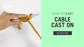 How to knit Cable Cast On [upl. by Robina]